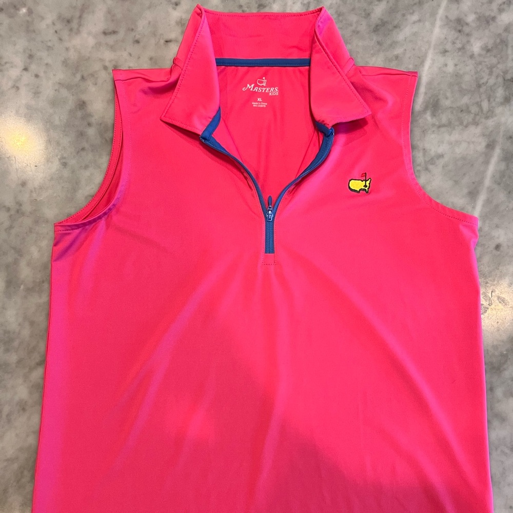 Masters size Large Girls Vest in Pink